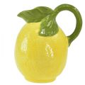 Floristik24 Citroenvaas keramiek sierkan citroengeel H18,5cm