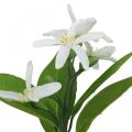 Decoratietak citroen en bloemen kunsttak zomerdecoratie 26cm 4st | Floristik24.nl