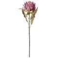 Kunst Artisjok Grote Kunstbloem Dry Look Paars 76cm | Floristik24.nl