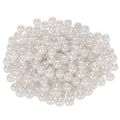 Floristik24 Decoratieve witte kralen, Ø8mm, 250 stuks
