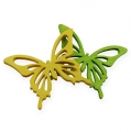 Floristik24 Decoratieve vlinders gekleurd 4cm 90p