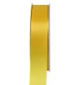 Floristik24 Cadeau- en decoratielint 25mm x 50m geel