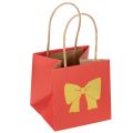 Floristik24 Cadeautasjes van papier met lintmotief, 12 cm, 8 stuks