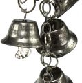Floristik24 Bell ketting zilver 1m