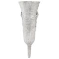 Graf vaas grijs Vaas om te beplakken Calla motief H32.5cm | Floristik24.nl