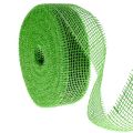 Floristik24 Groen jute lint, 5 cm breed, 40 m lang
