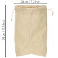 Jute tas 20×10cm H30cm Cadeautas | Floristik24.nl