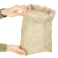 Jute tas 20×10cm H30cm Cadeautas | Floristik24.nl