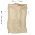 Jute tas 28×10cm H40cm | Floristik24.nl
