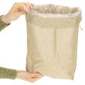 Jute tas 28×10cm H40cm | Floristik24.nl