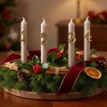 Adventkaarsspeldjes, nummers 1 tot en met 4, set van 4, 4 cm, 4 stuks | Floristik24.nl
