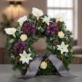 Kunstmatige callalelie met gele meeldraden, decoratieve bloemen, 35 cm, 10 stuks | Floristik24.nl