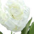 Floristik24 Decoratieve tulpen wit 73cm 3st