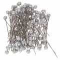Floristik24 Speldjes met parelkop Ø6mm 65mm zilver