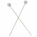 Speldjes met parelkop Ø6mm 65mm zilver | Floristik24.nl