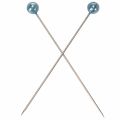 Speldjes met turkooizen parelkop, Ø6mm, 65mm | Floristik24.nl