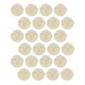 Tafeldecoratie van gebleekte rotanballen, crèmekleurig rotan, Ø5 cm, 24 stuks | Floristik24.nl