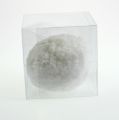 Floristik24 Sneeuwbal met glitter, wit 14cm