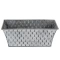 Zinken kom met diamantpatroon